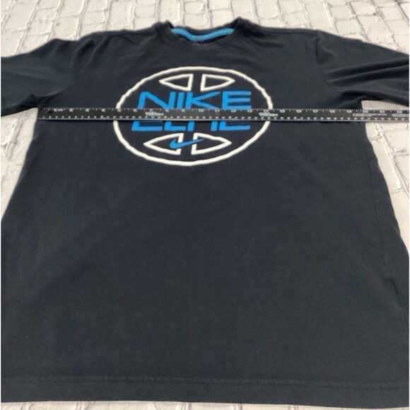 Nike T-Shirt Men’s Size Medium Color Black Blue Dri-Fit Graphic - Picture 2 of 5